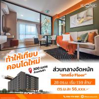 ขายคอนโดดิไอคอนิคราม-ร่มเกล้า ติดรถไฟฟ้าสายสีส้ม