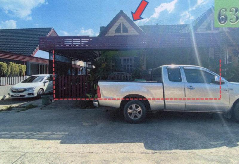 ทาวน์เฮ้าส์หลุดจำนอง ธ.ธนาคารอาคารสงเคราะห์ ระยอง ปลวกแดง แม่น้ำคู้