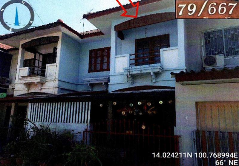 ทาวน์เฮ้าส์หลุดจำนอง ธ.ธนาคารอาคารสงเคราะห์ ปทุมธานี ธัญบุรี ลำผักกูด(คลองฝั่งใต้)