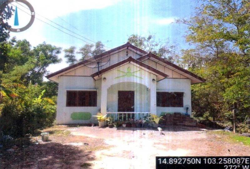 บ้านเดี่ยวหลุดจำนอง ธ.ธนาคารอาคารสงเคราะห์ บุรีรัมย์ กระสัง สองชั้น