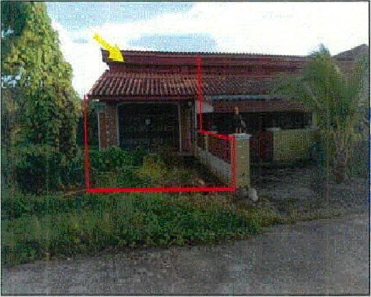 บ้านแฝดหลุดจำนอง ธ.ธนาคารอาคารสงเคราะห์ สตูล ละงู กำแพง