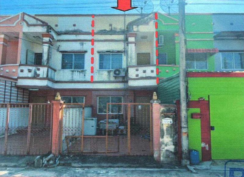 ทาวน์เฮ้าส์หลุดจำนอง ธ.ธนาคารอาคารสงเคราะห์ ปทุมธานี หนองเสือ บึงบา