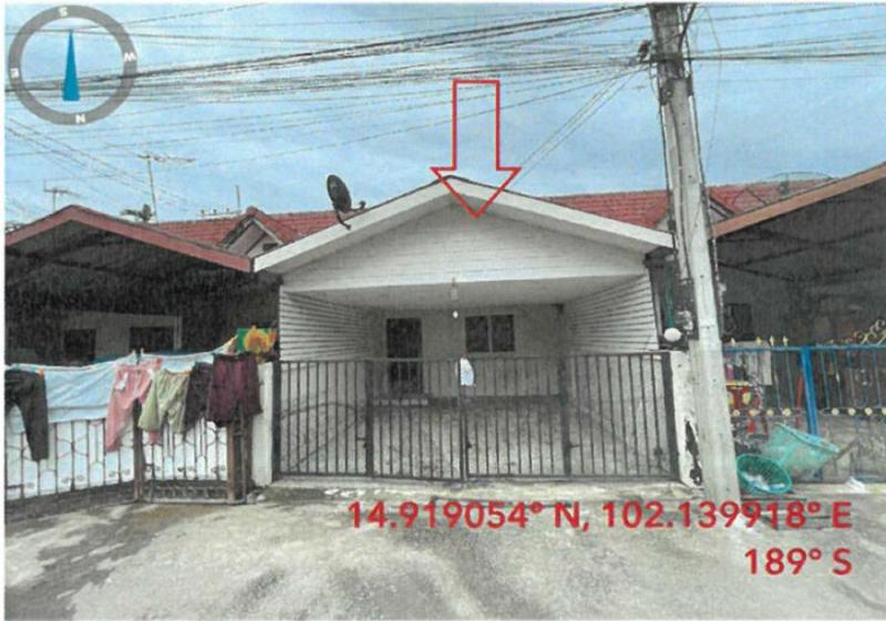 ทาวน์เฮ้าส์หลุดจำนอง ธ.ธนาคารอาคารสงเคราะห์ นครราชสีมา เมืองนครราชสีมา หนองบัวศาลา