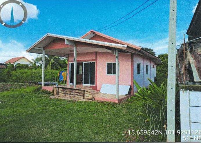 บ้านเดี่ยวหลุดจำนอง ธ.ธนาคารอาคารสงเคราะห์ ชัยภูมิ บ้านเขว้า ลุ่มลำชี