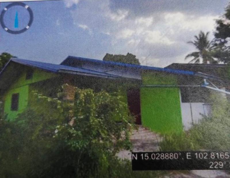 บ้านเดี่ยวหลุดจำนอง ธ.ธนาคารอาคารสงเคราะห์ บุรีรัมย์ ลำปลายมาศ หินโคน