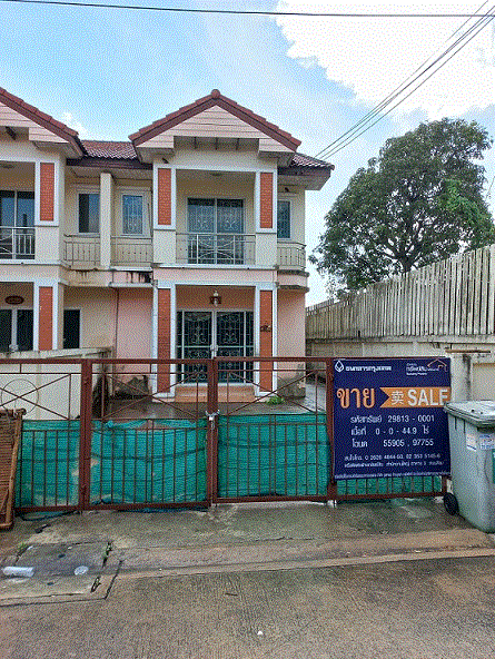 ทาวน์เฮ้าส์หลุดจำนอง ธ.ธนาคารกรุงเทพ นนทบุรี บางใหญ่ บางเลน