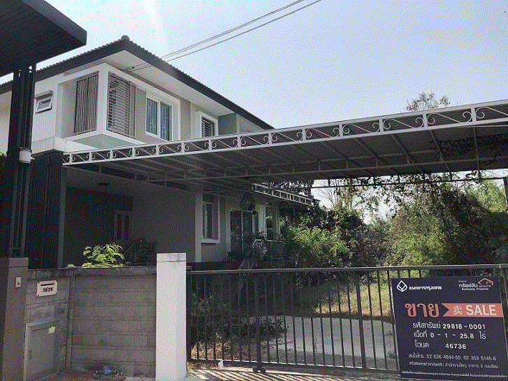 บ้านหลุดจำนอง ธ.ธนาคารกรุงเทพ นนทบุรี ปากเกร็ด คลองข่อย